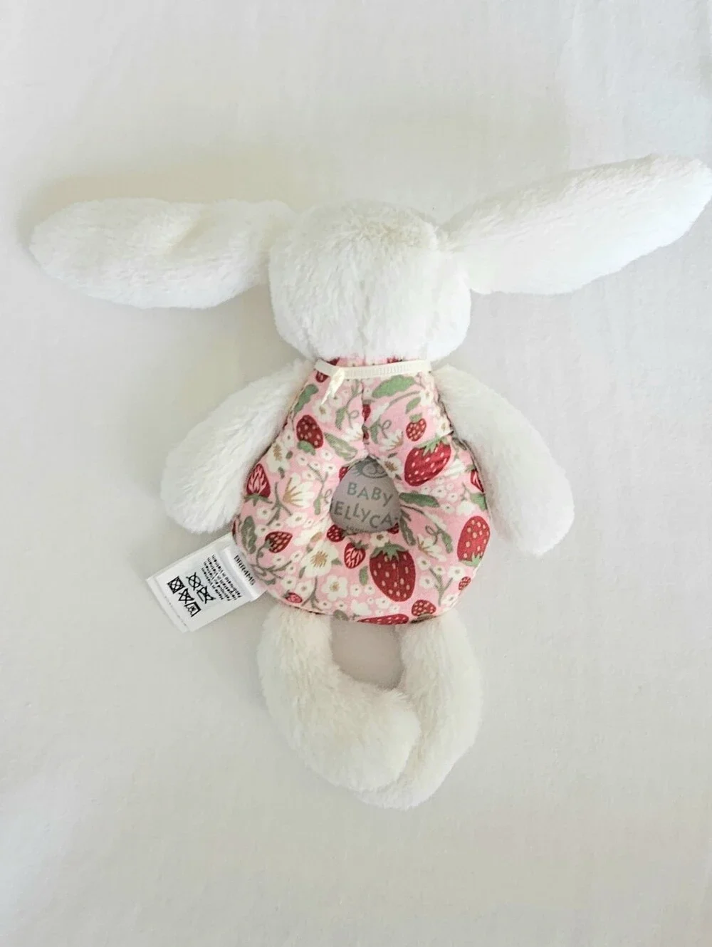 Jellycat Blossom Cream Bunny Rattle Ring
